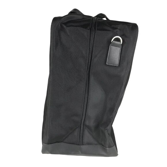 Kenneth Cole New York Unisex Black Canvas Zip Around Double Handles Laptop Bag - Picture 2 of 10